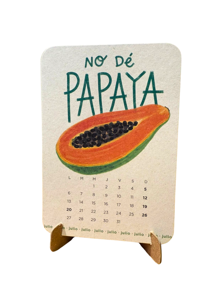 Calendario 2026: Frutas, Animales y Dichos colombianos