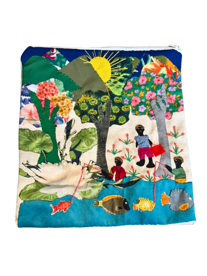 Cartucheras bordadas de Mampuján