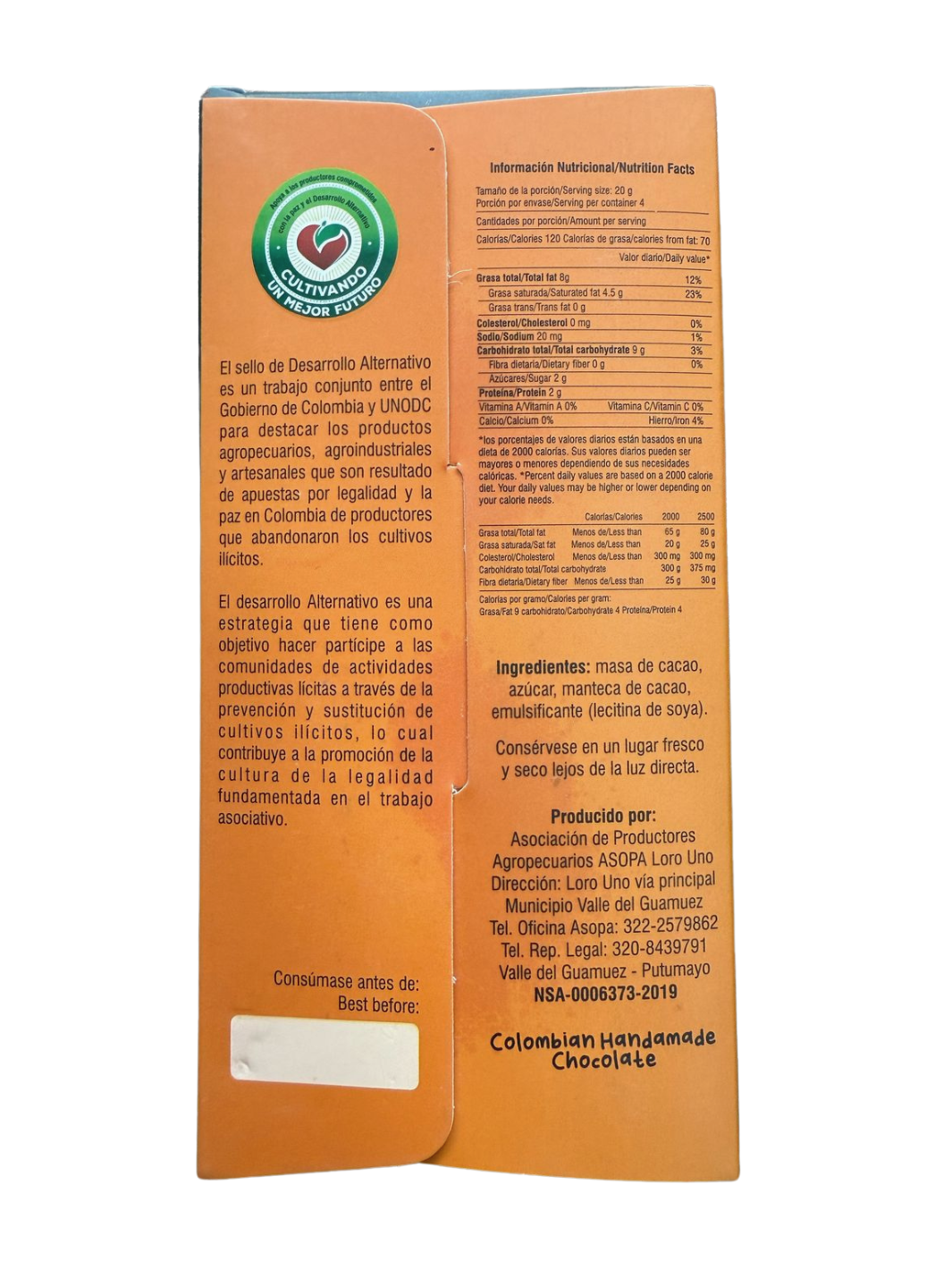 Chocolatina Putumayo