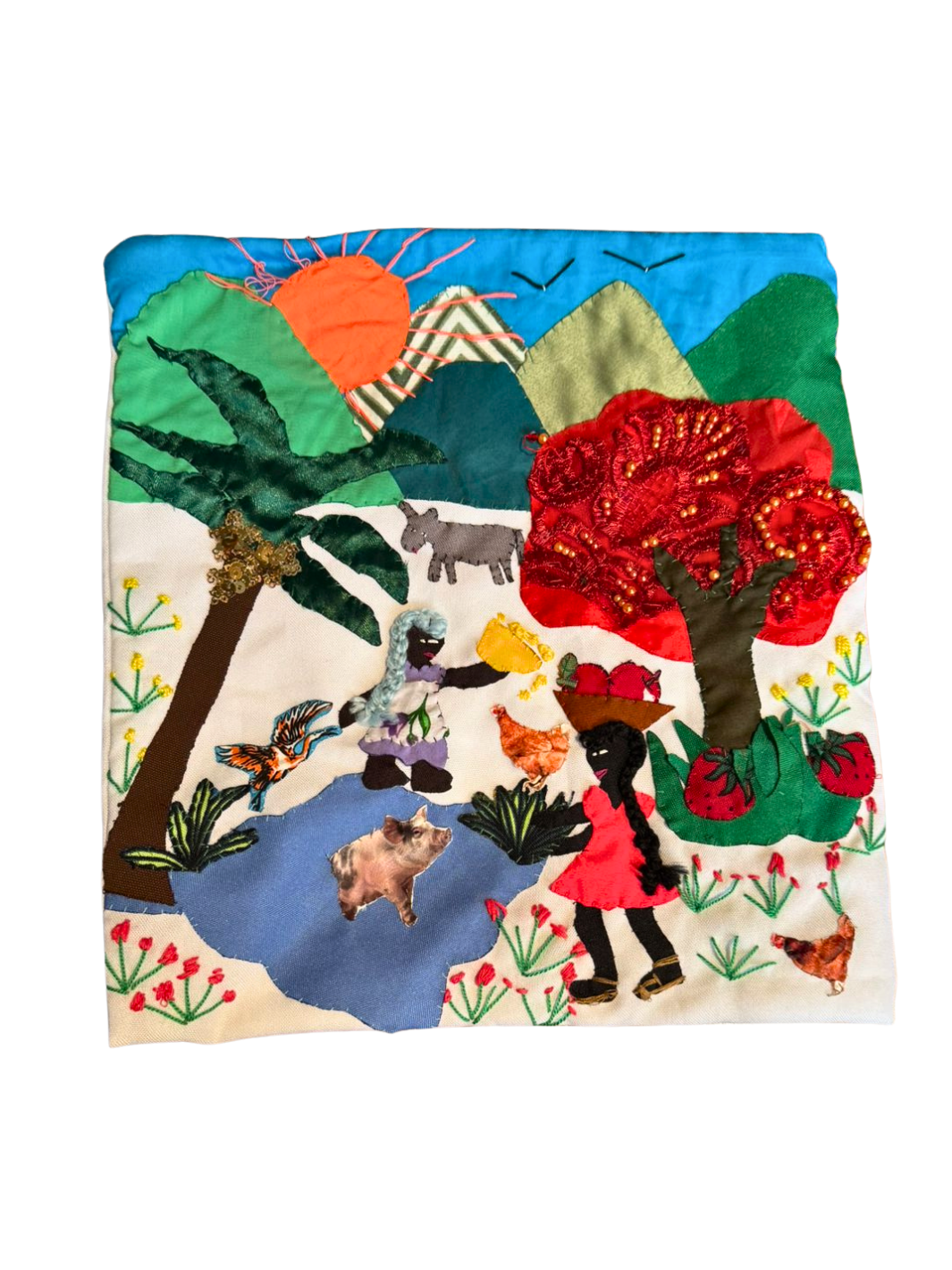 Cartucheras bordadas de Mampuján