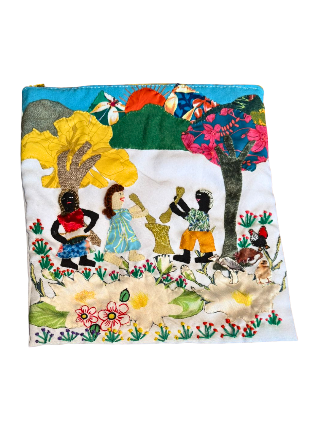 Cartucheras bordadas de Mampuján