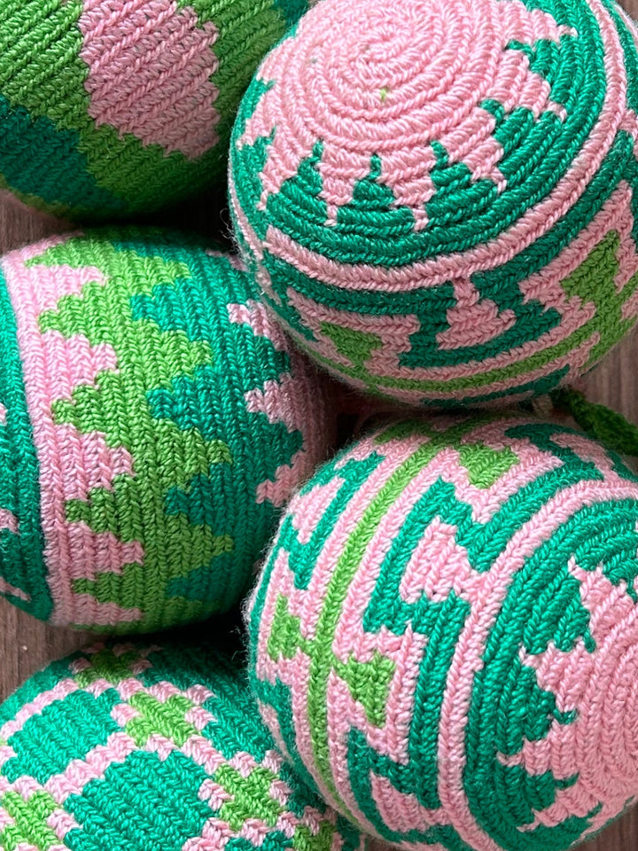 Bolas de Navidad Wayúu Set x 7