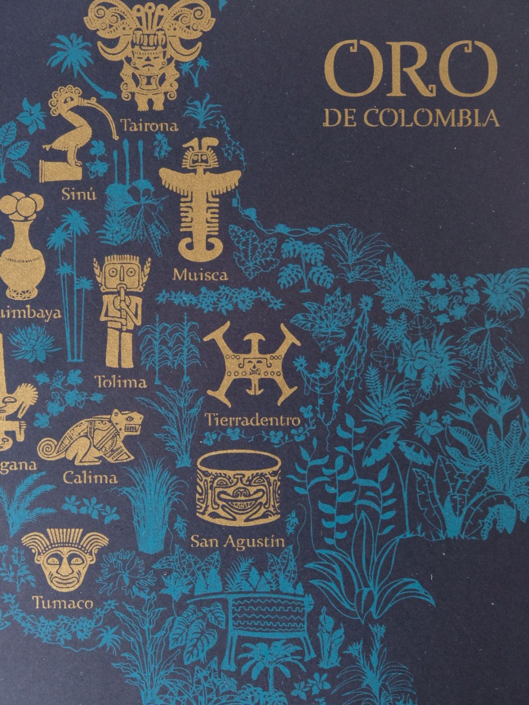 Mapa Oro de Colombia