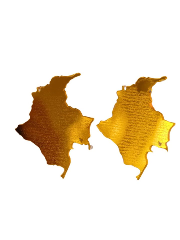 Aretes Mapa de Colombia
