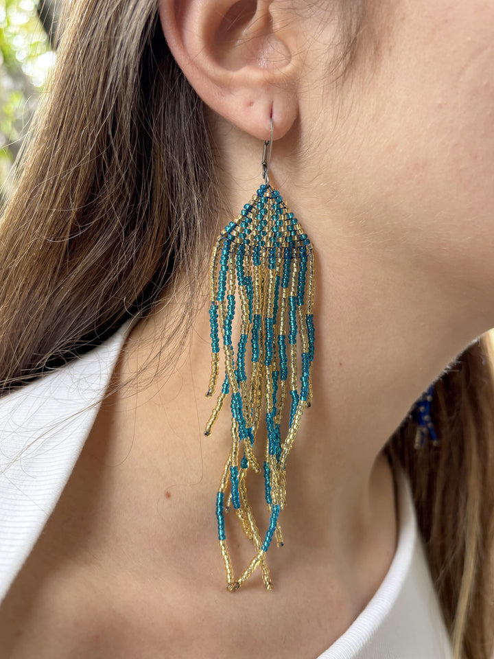 Aretes en mostacilla