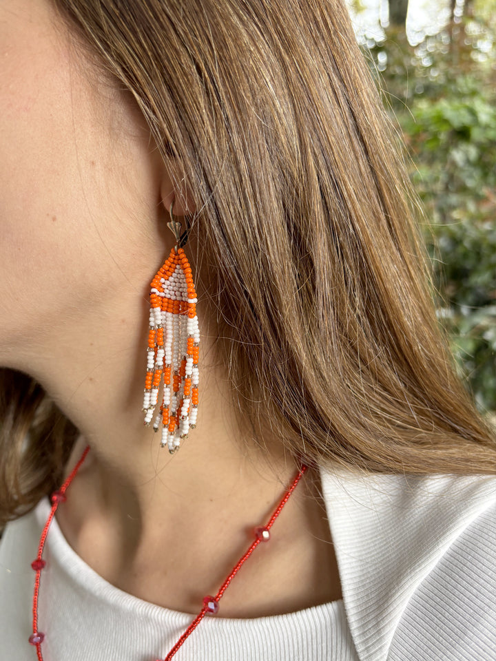 Aretes en mostacilla