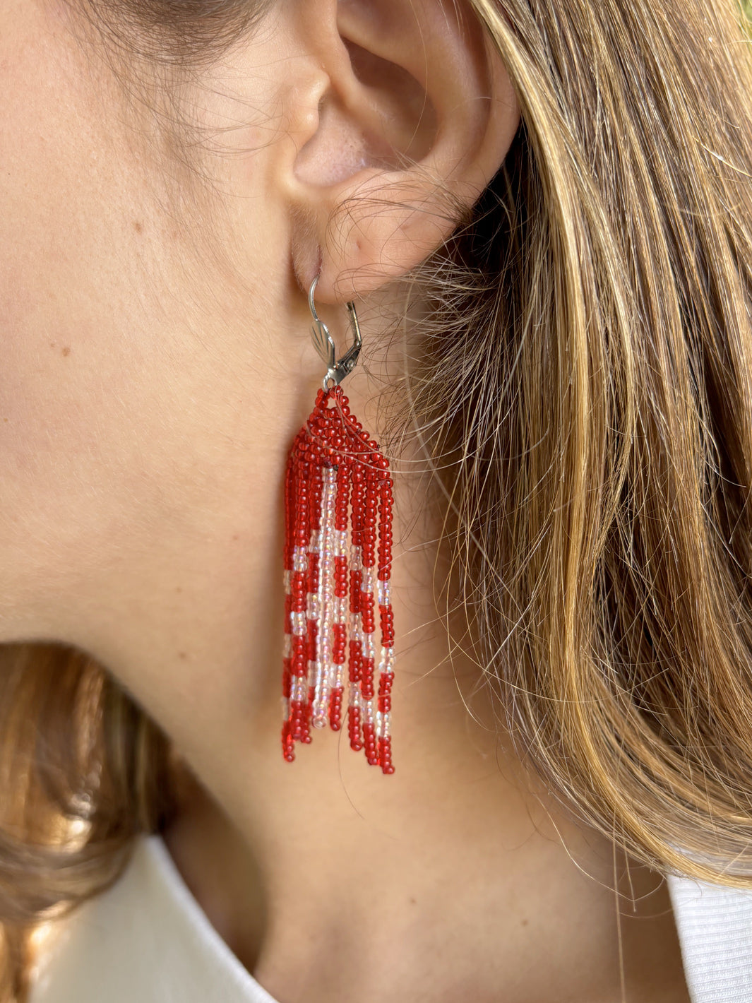 Aretes en mostacilla