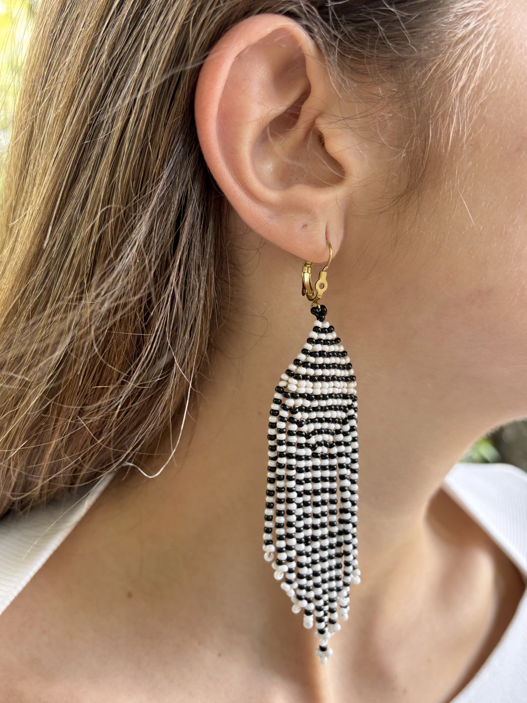 Aretes en mostacilla