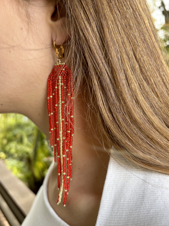 Aretes en mostacilla
