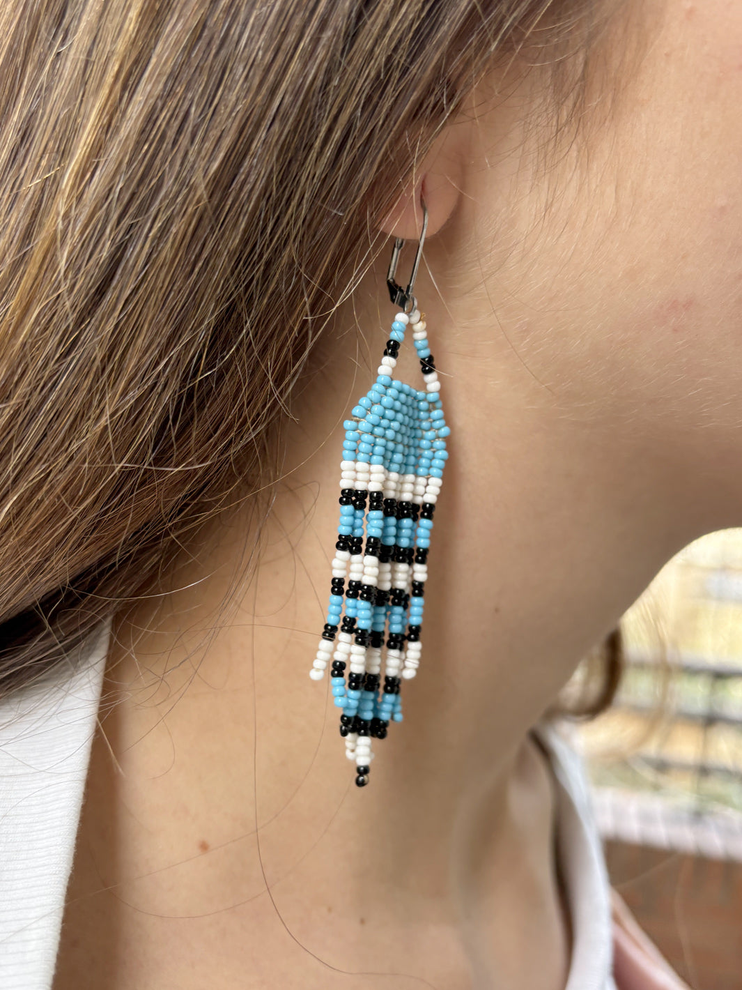 Aretes en mostacilla