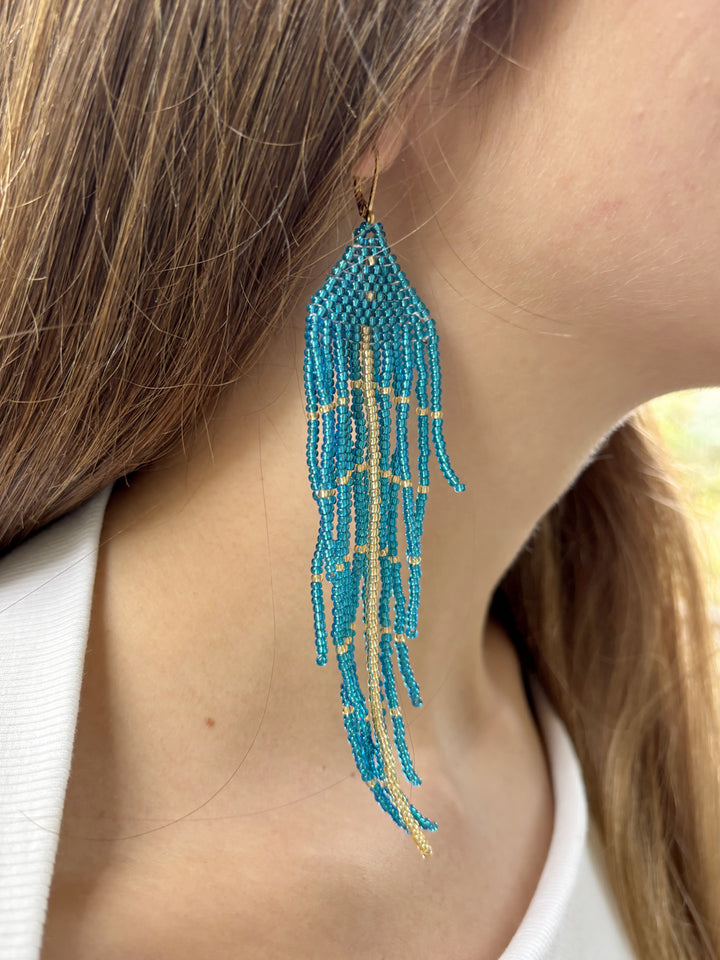Aretes en mostacilla