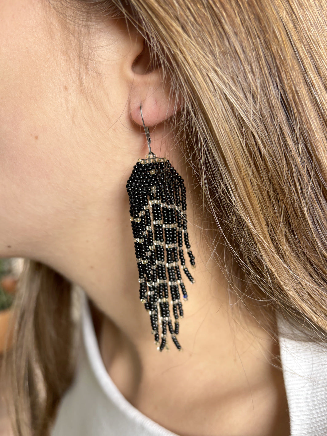 Aretes en mostacilla