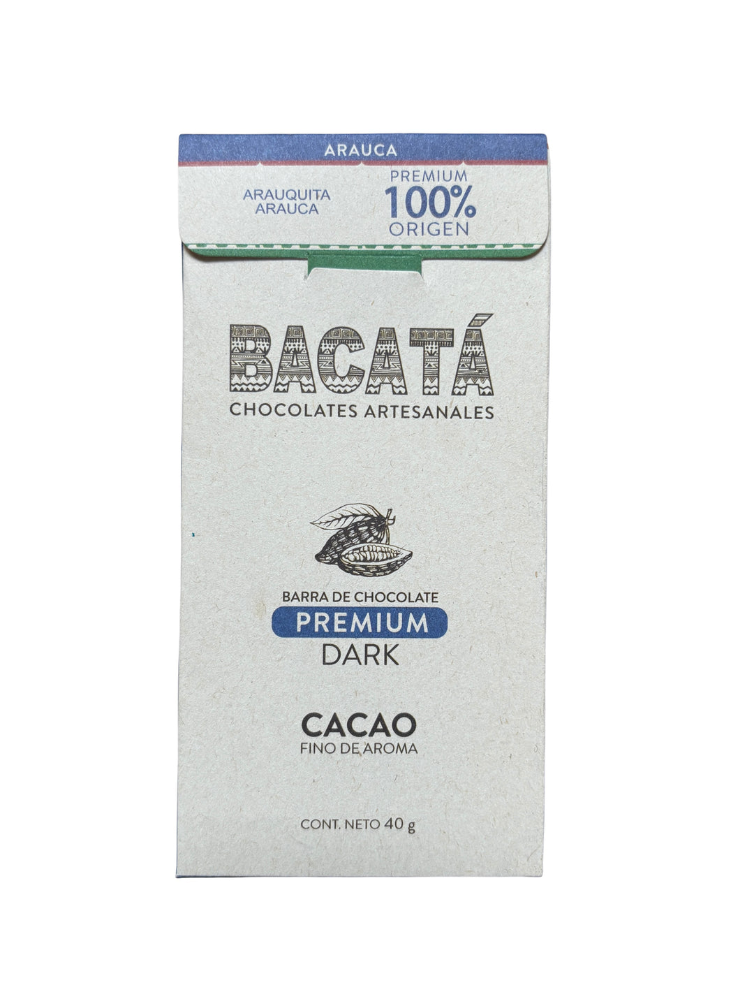 Barras de cacao artesanal Bacatá MP