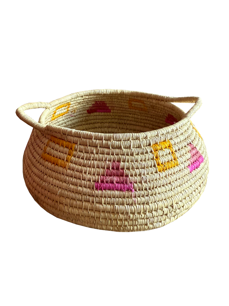 Canasto Sikuani con asas