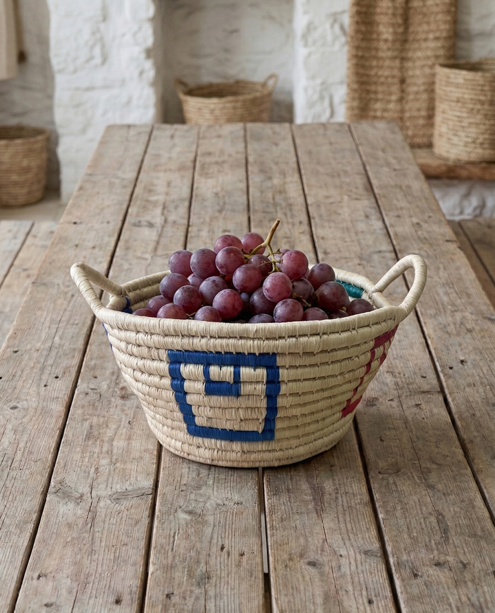 Canasto Sikuani con asas