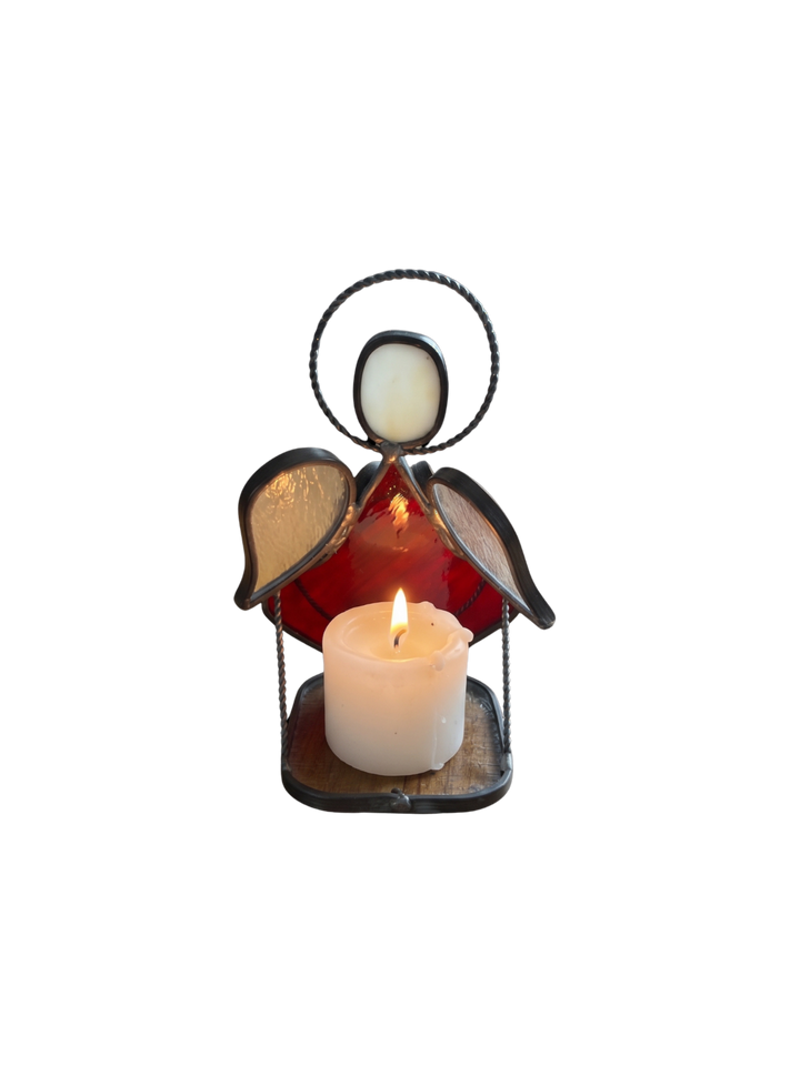 Candelabros en vitral