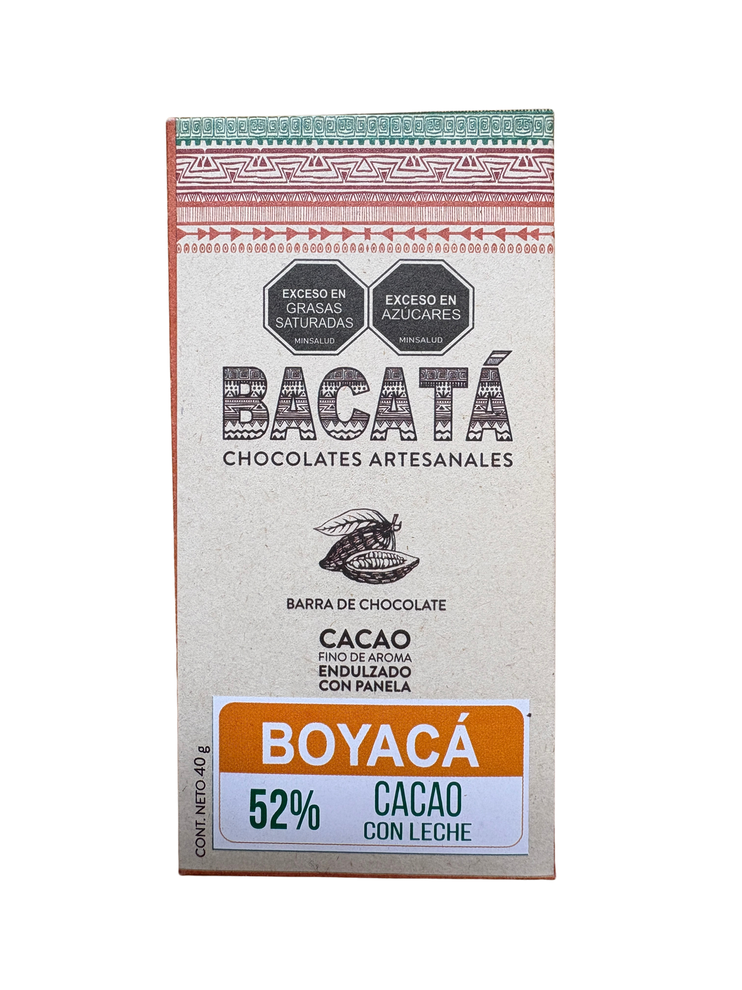 Barras de cacao artesanal Bacatá MP