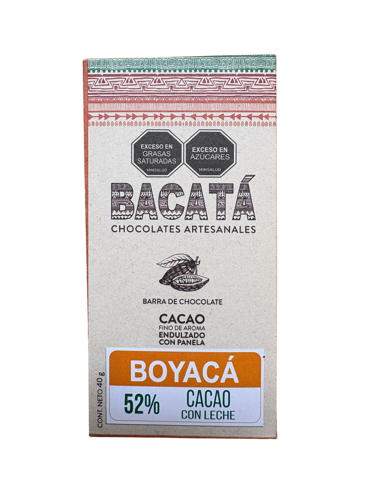 Barras de cacao artesanal Bacatá MP