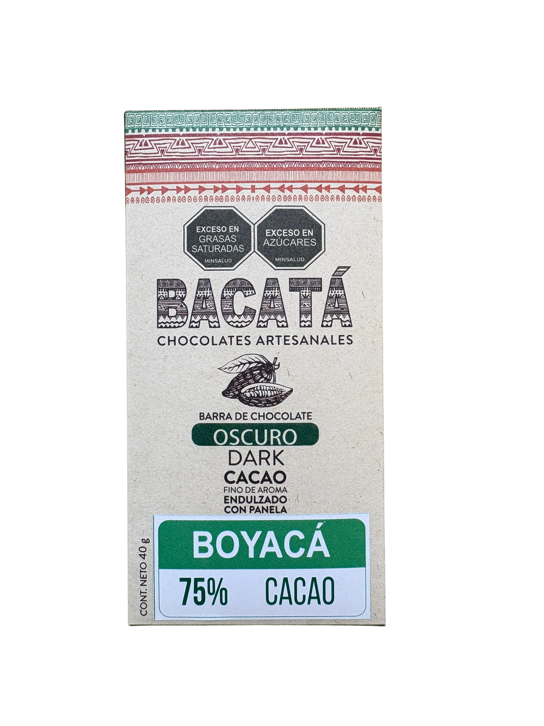 Barras de cacao artesanal Bacatá MP