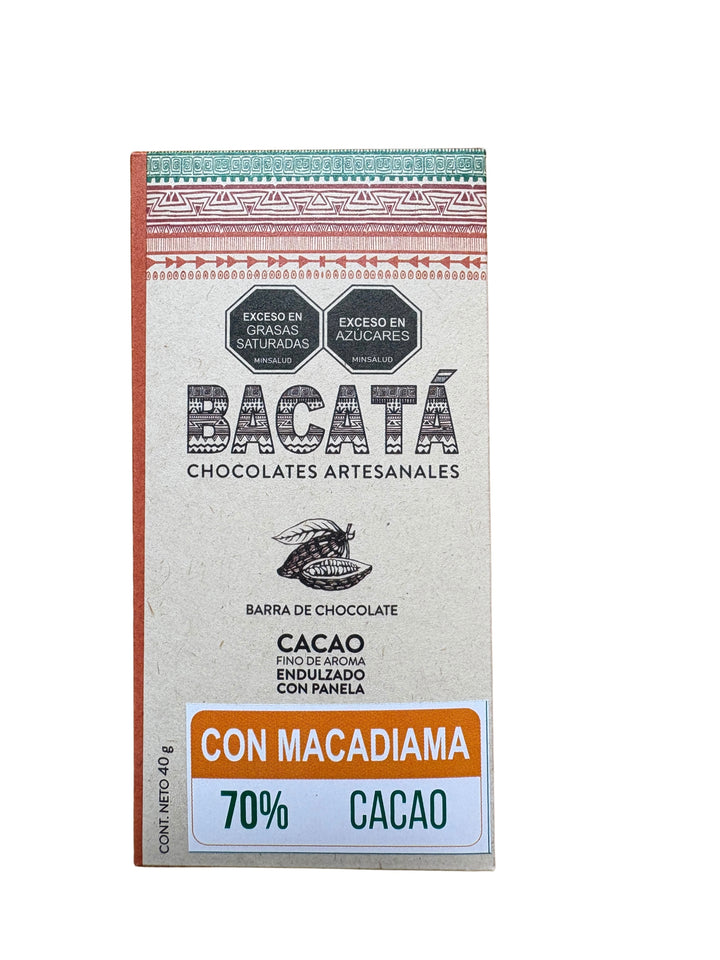 Barras de cacao artesanal Bacatá MP