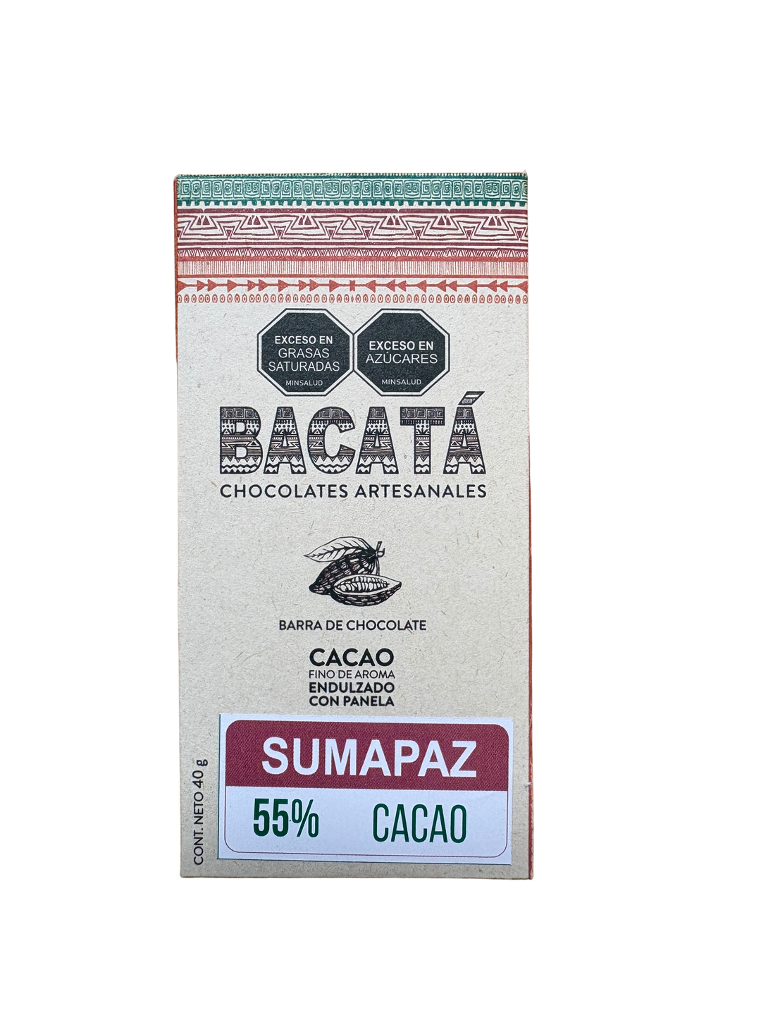 Barras de cacao artesanal Bacatá MP