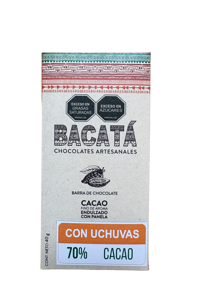 Barras de cacao artesanal Bacatá MP