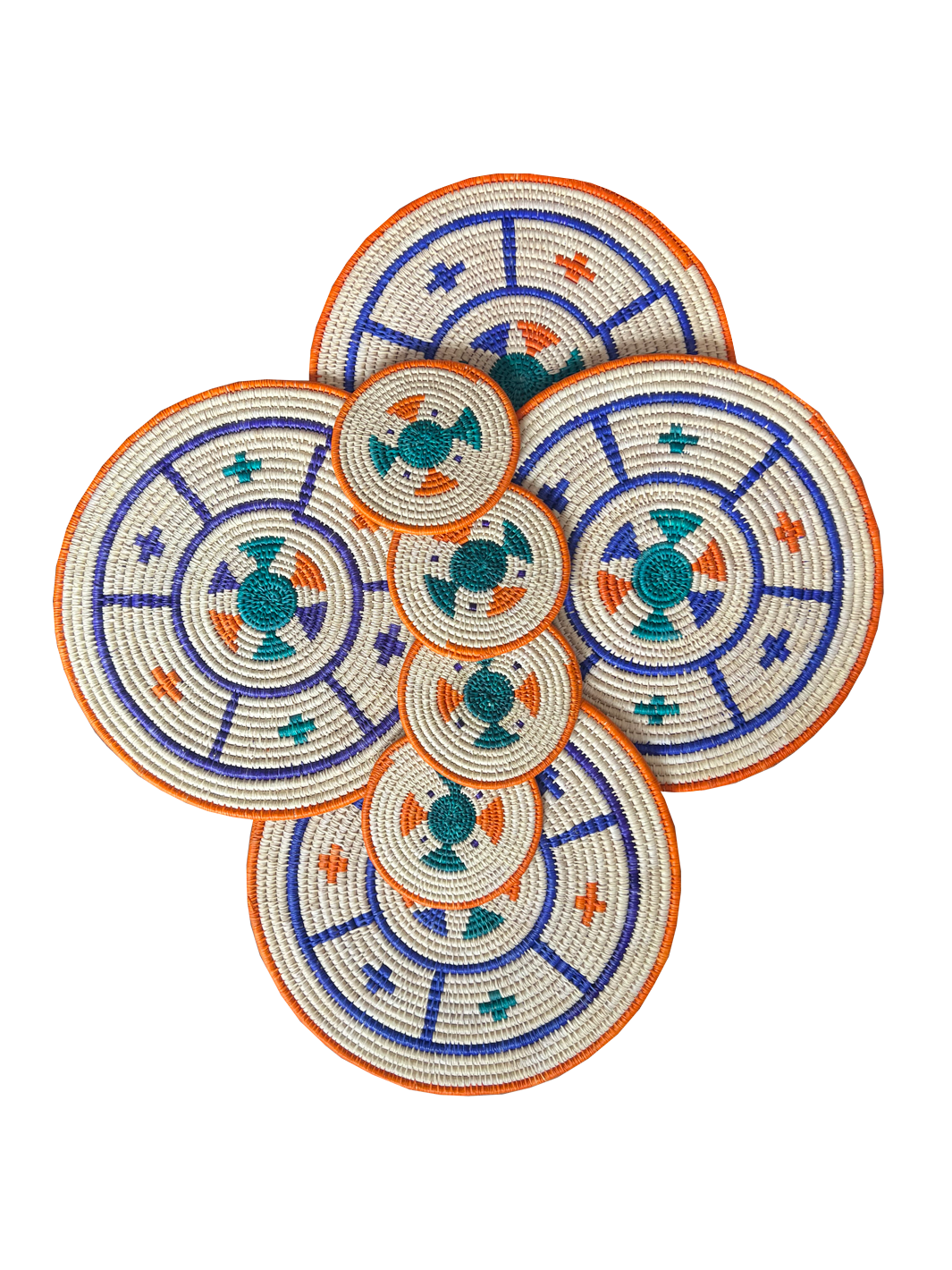 Individuales y Portavasos Sikuani