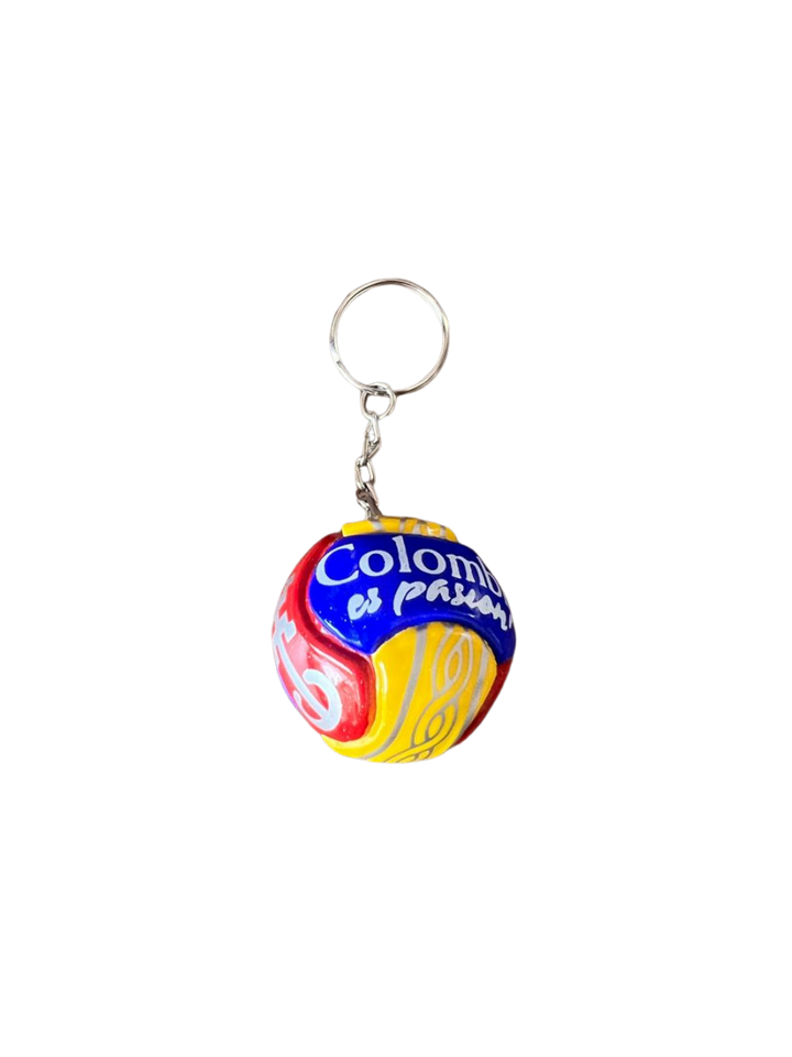 Llavero de balón de fútbol