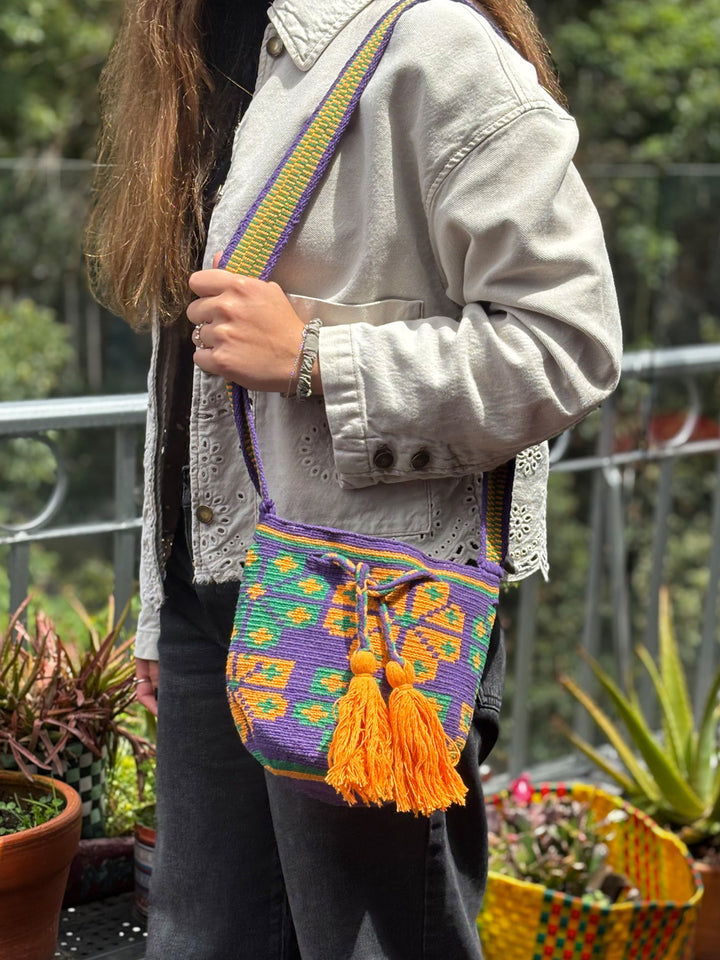Mochilas Wayúu Medianas Multicolor