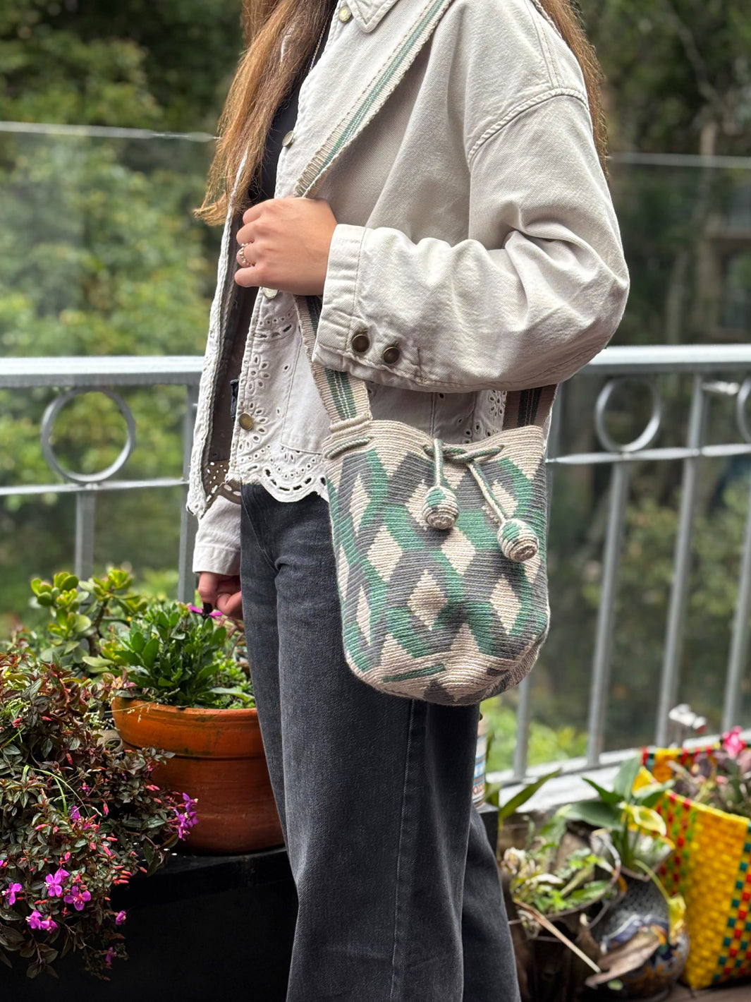 Mochilas Wayúu Medianas Multicolor
