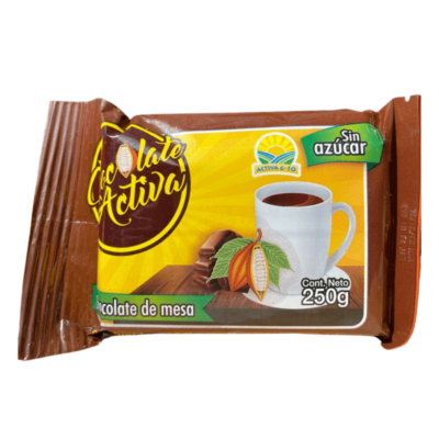 Chocolate de Mesa Sin Azúcar x 250gr – Activa G-10
